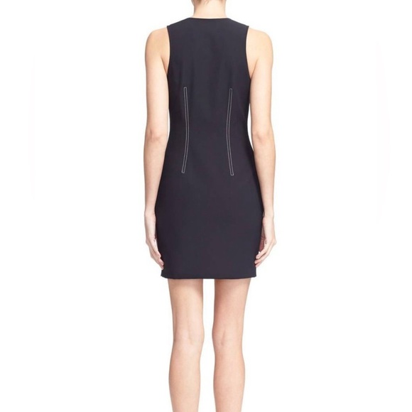 NWT T By Alexander Wang Sleeveless Tech Suiting Zip Front Dress - Picture 8 of 9